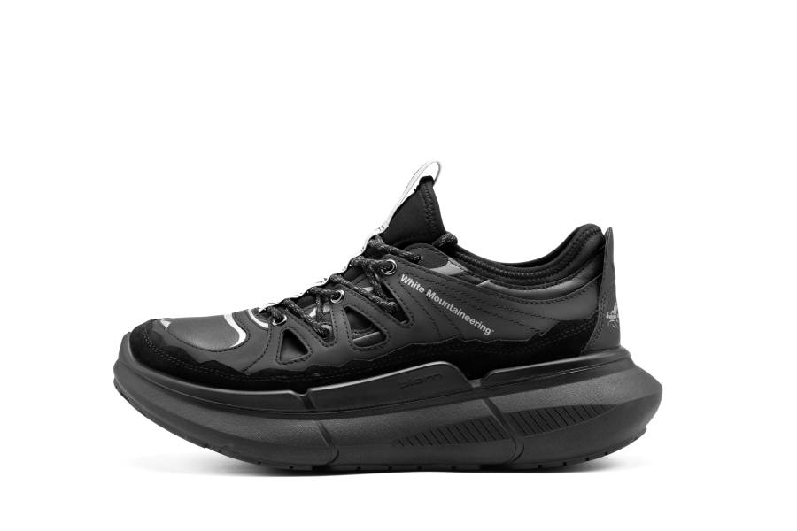 Ecco Biom 2.2 MAX Casual Shoes Women's Low Top Black And White Splicing