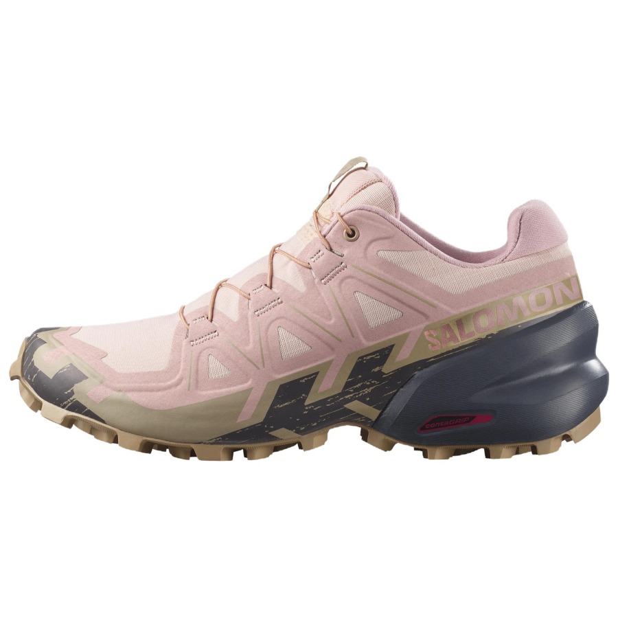 SALOMON Speedcross 6 Trail Running Shoes Women's Low Top Pink