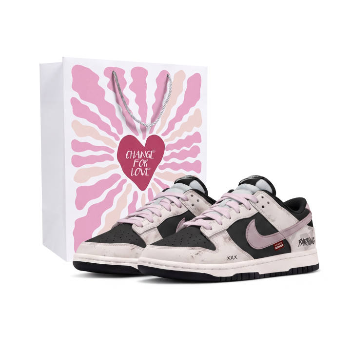 Nike Nike Dunk Skateboard Shoes Unisex Low Top Beige