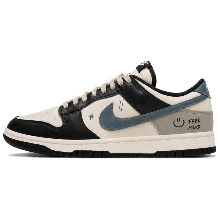 Nike Nike Dunk Skateboard Shoes Unisex Low Top Gray Black White