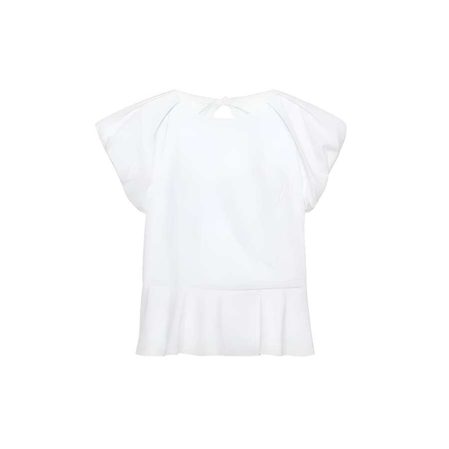 ZARA Shirts Women's White Crew Neck