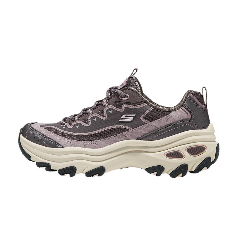 Skechers Chunky Sneakers Women's Low Top White Gray