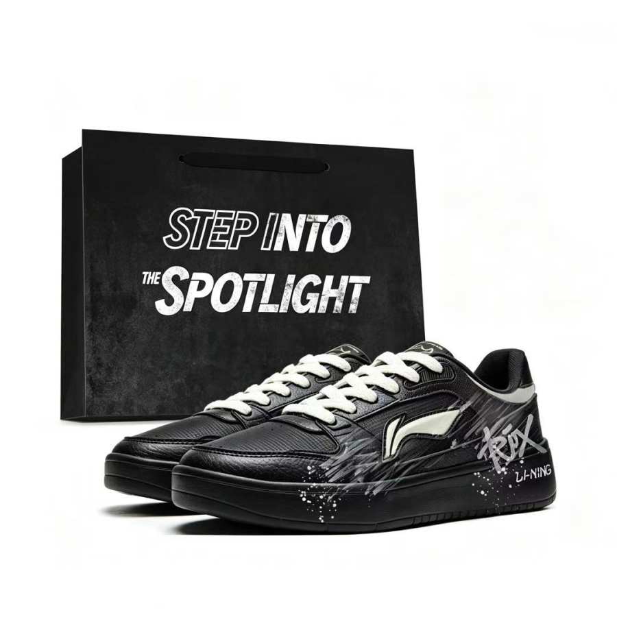 Li-Ning Li Ning Sycee Skateboard Shoes Unisex Low Top Black Pink