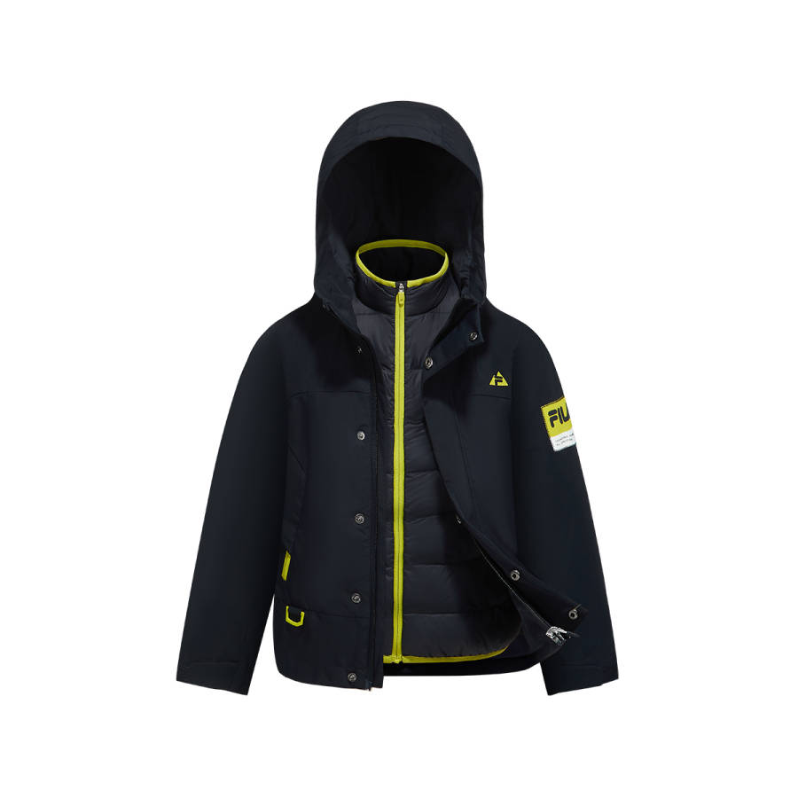 FILA KIDS Down Jackets Hooded Non Detachable Moderate