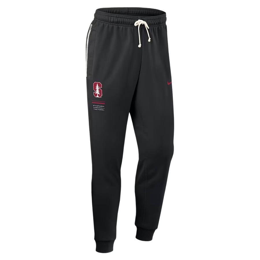 Nike Nike Dri Fit College Knitted Sweatpants Men's Black Moderate Tapered Pants