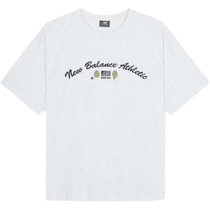 New Balance New Balance T Shirts Unisex Gray Crew Neck