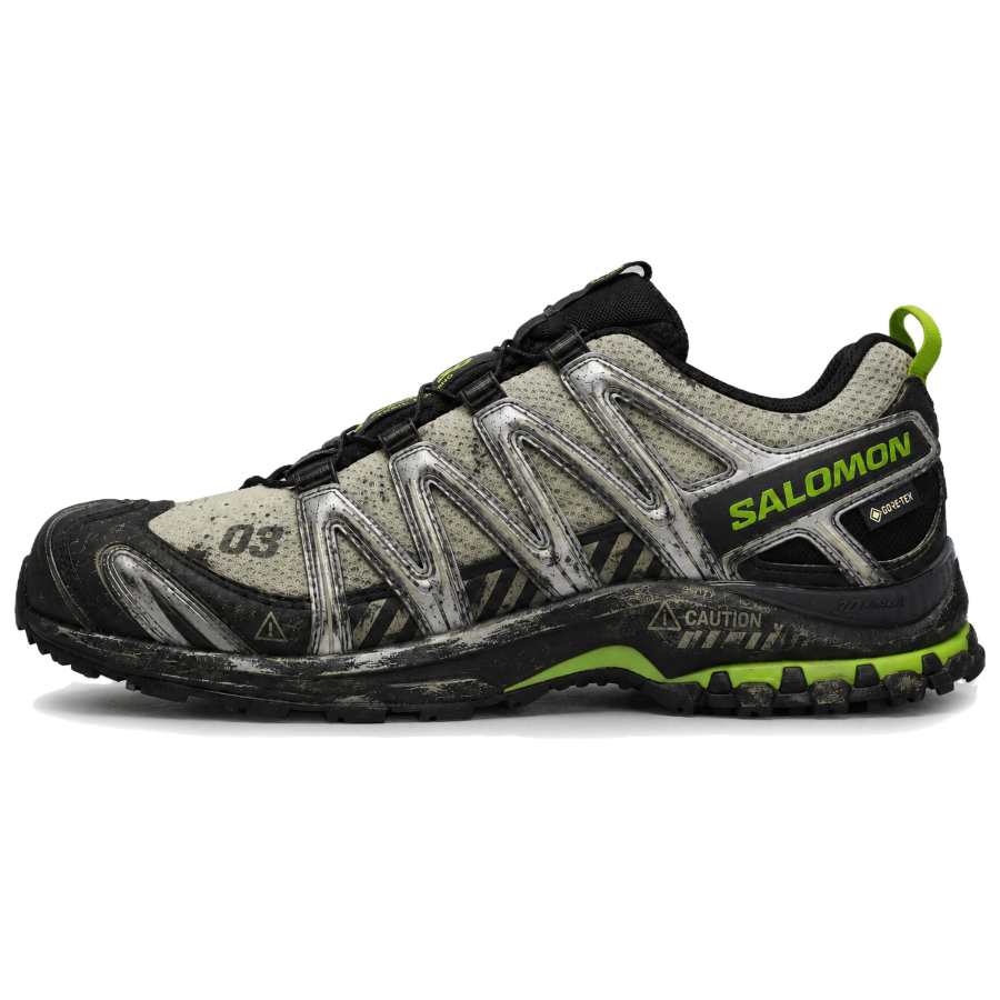 SALOMON XA PRO 3D Trail Running Shoes Unisex Low Top Green/Silver