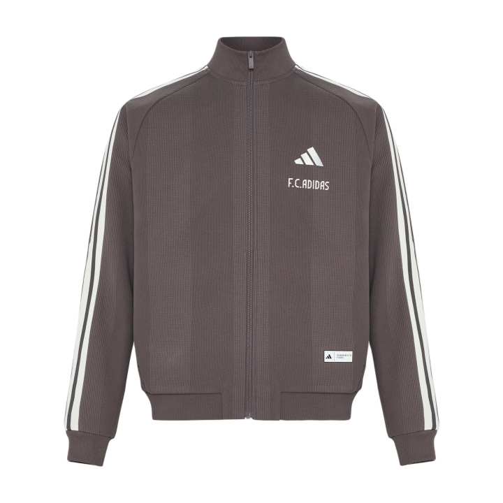 Adidas Adidas Jackets Men's Charcoal Gray Turtleneck Moderate Straight Fit