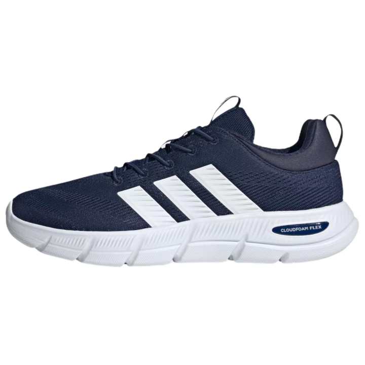 Adidas Adidas Cloudfoam Flex Walking Shoes Men's Low Top Dark Blue/Cloud White/Dark Marine Blue