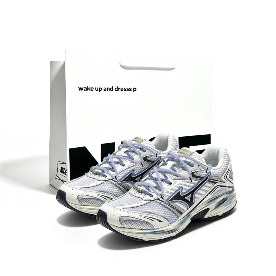 Mizuno Running Shoes Unisex Low Top Blue Purple