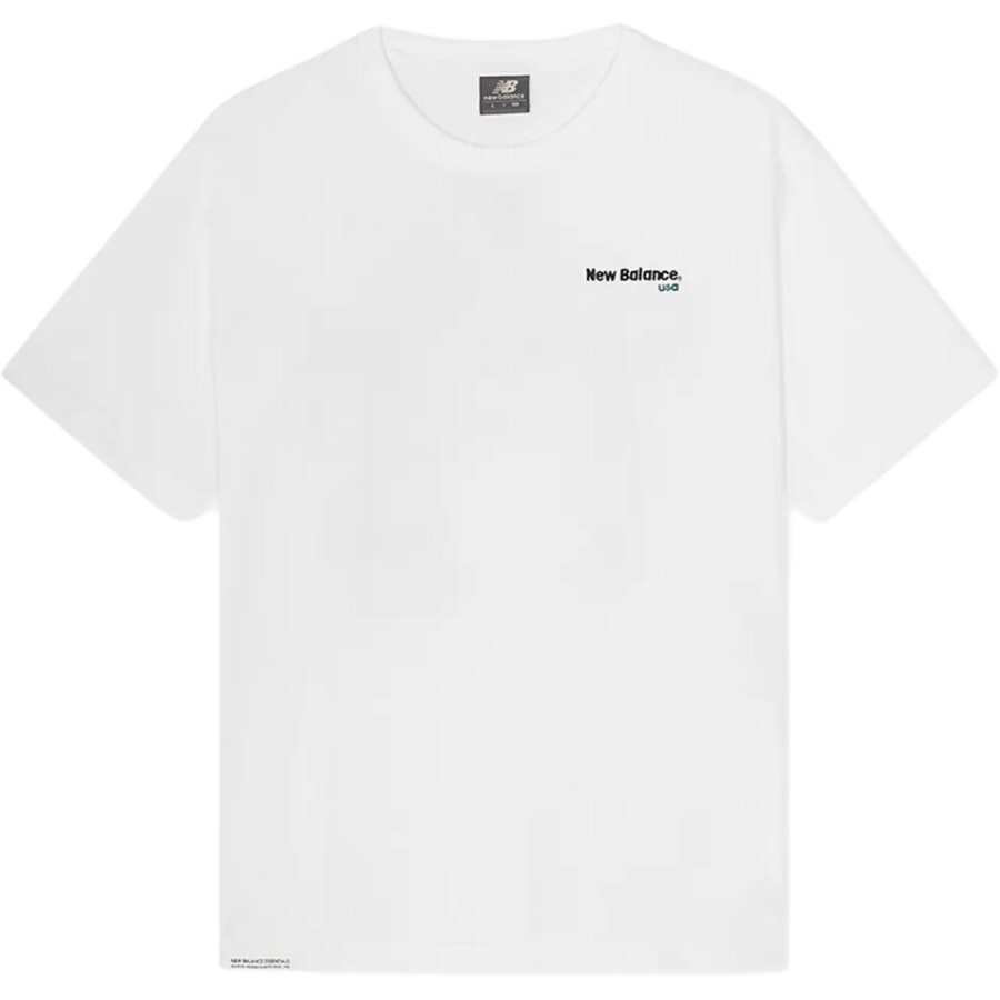 New Balance New Balance T Shirts Unisex White Crew Neck