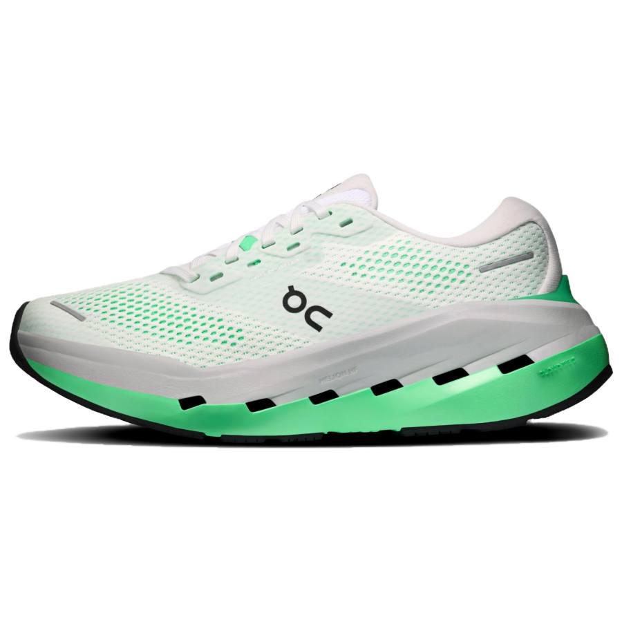 On Cloudrunner 3 Running Shoes Women's Low Top White Green