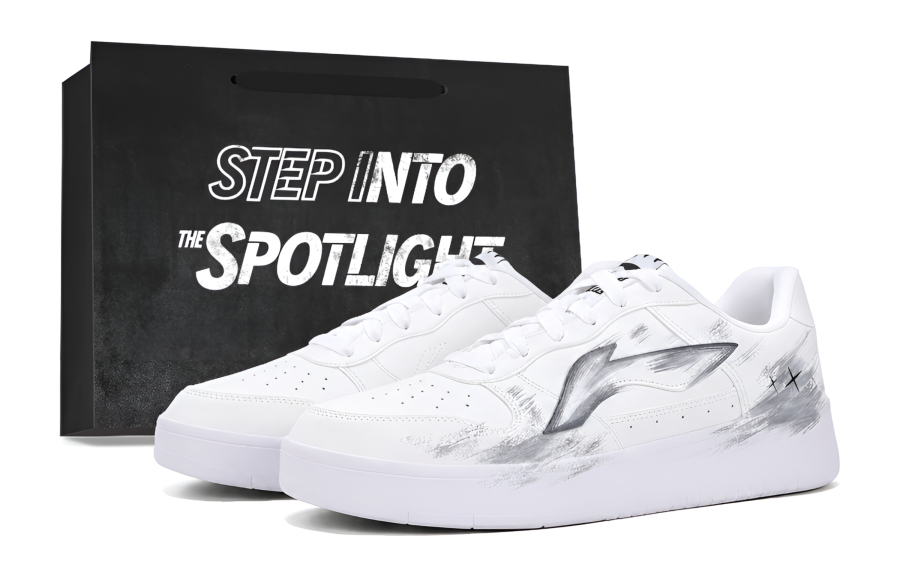 Li-Ning Li Ning Floating Boat Skateboard Shoes Unisex Low Top Gray