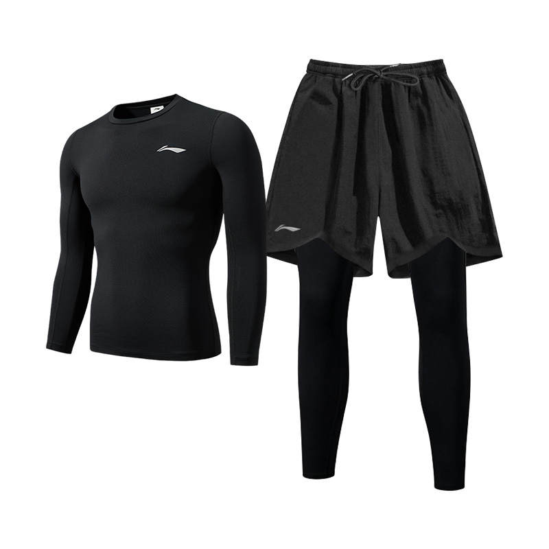 Li-Ning Li Ning Casual Sportswear Unisex Crew Neck Moderate