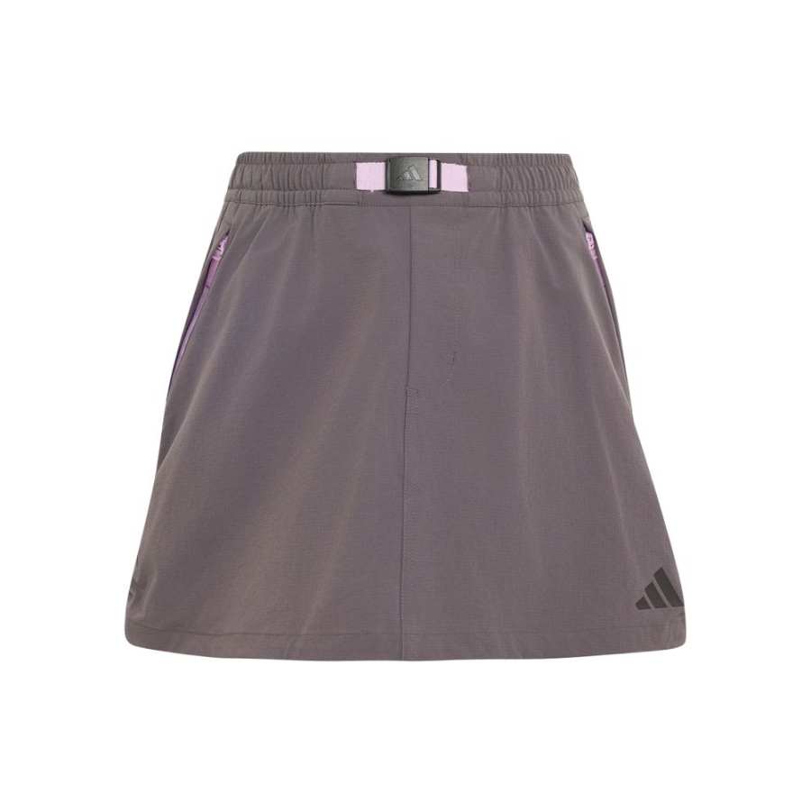 Adidas Adidas Casual Shorts Women's Gray Brown Purple Brown