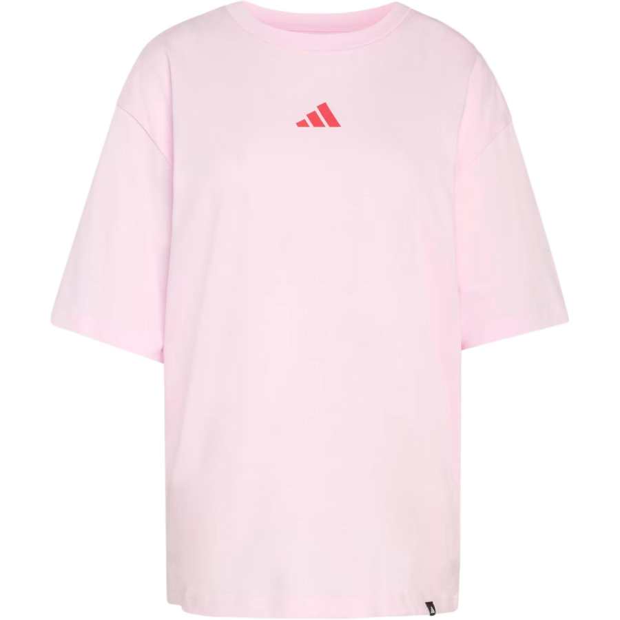Adidas Adidas Sportswear T Shirts Women's Transparent Pink Crew Neck