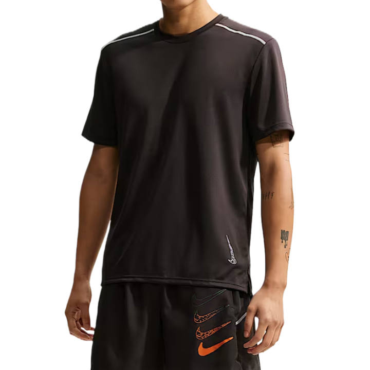 Nike Nike DRI FIT MILER Running T Shirts Men's Tar