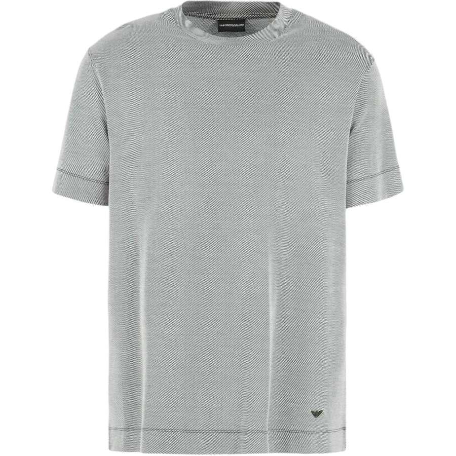 EMPORIO ARMANI Plain Cotton T shirt