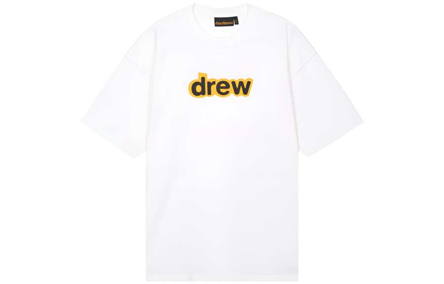 Drew House Letter Logo Series T Shirt Unisex White