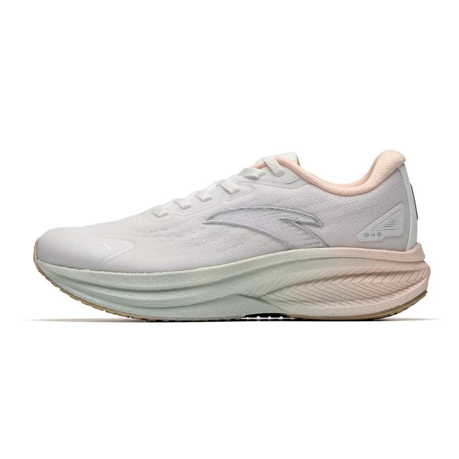 ANTA Running Collection Running Shoes Women's Low Top Papyrus White/Silver