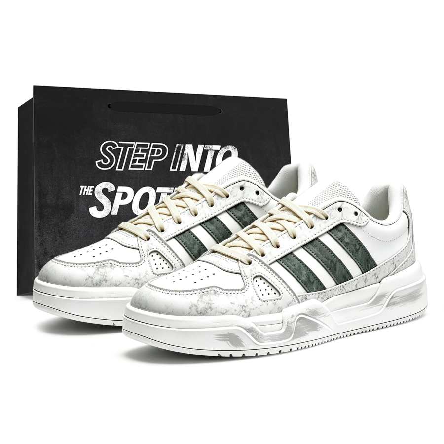 Adidas Adidas ENTRAP Skateboard Shoes Unisex Low Top White/Gray