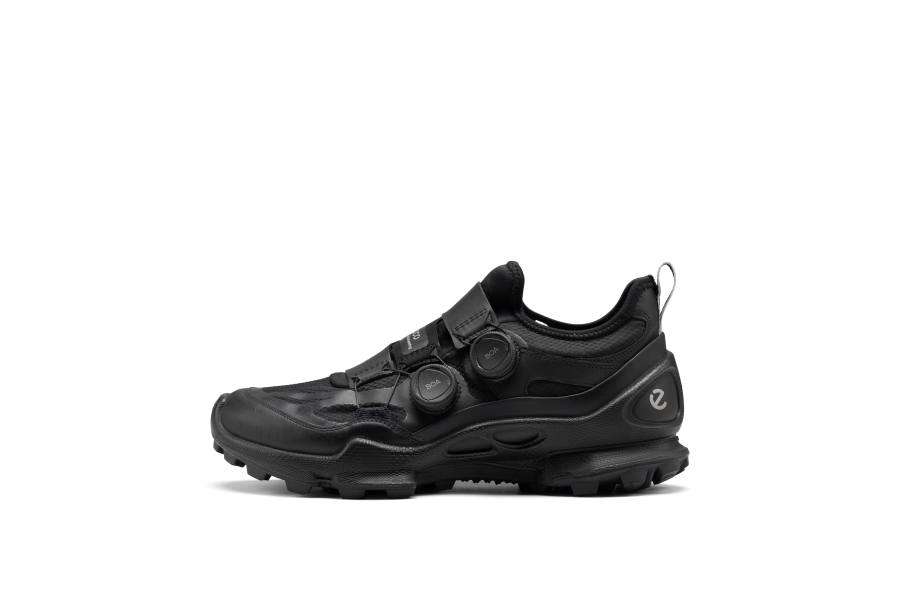 Ecco White Mountaineering X Ecco Biom C Trail Outdoor Shoes Men's Low Top Black Silver Color Block