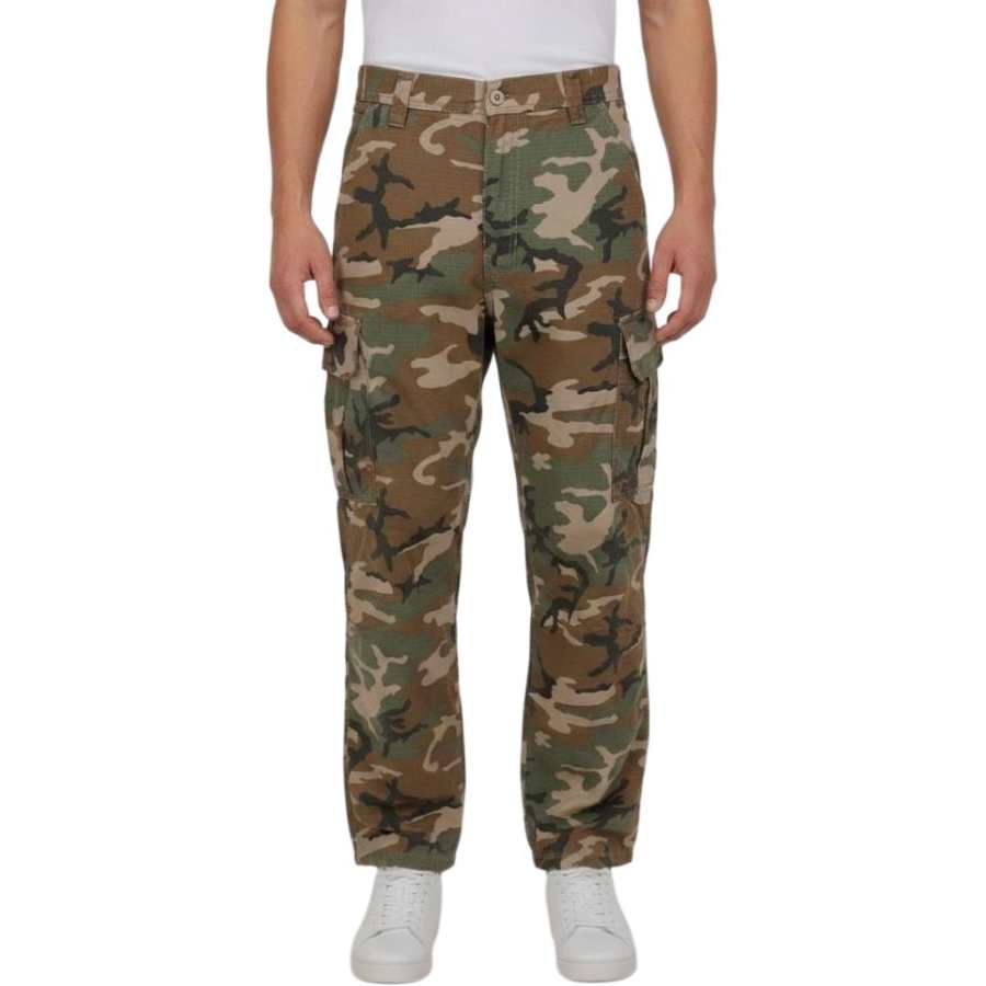 Vans Casual Pants Men's Camouflage Moderate Straight Fit Pants