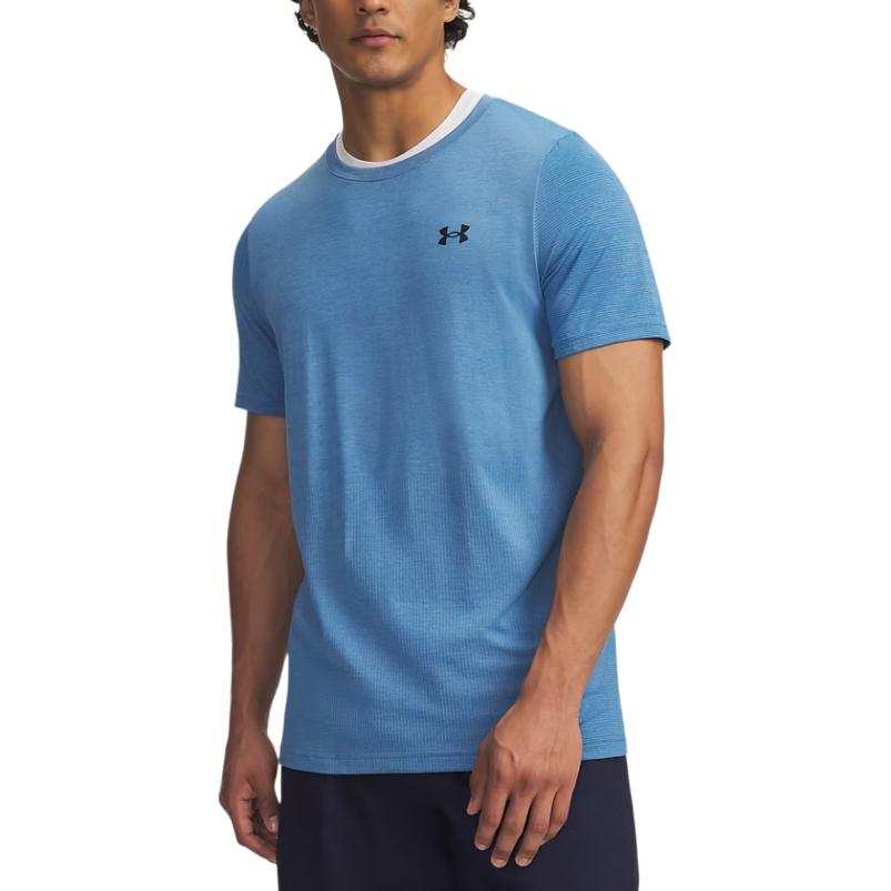 Under Armour T Shirts Men's Blue Crew Neck