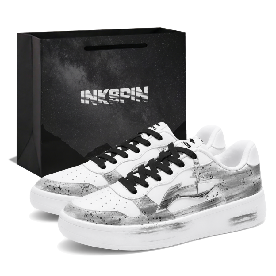 Li-Ning Li Ning Floating Boat Skateboard Shoes Men's Low Top White/Black
