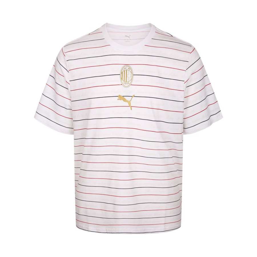 PUMA T Shirts Men's White Crew Neck Moderate