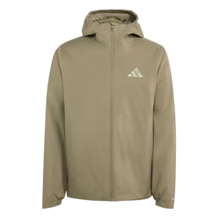 Adidas Adidas Jackets Men's Olive Green Hooded Non Detachable Moderate