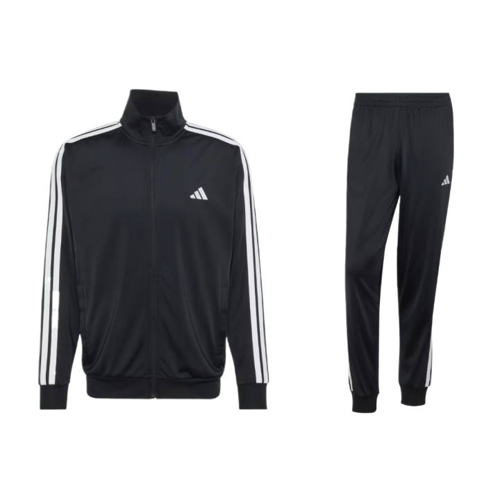 Adidas Adidas Casual Sportswear Men's Black/White Stand Collar Moderate