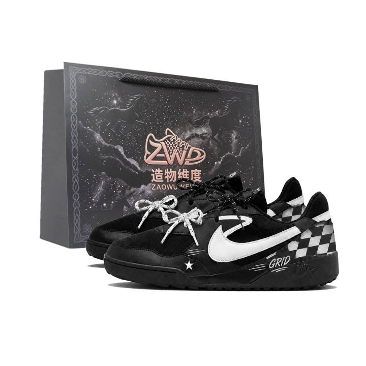Nike Nike Casual Shoes Unisex Low Top Black & White Checkerboard