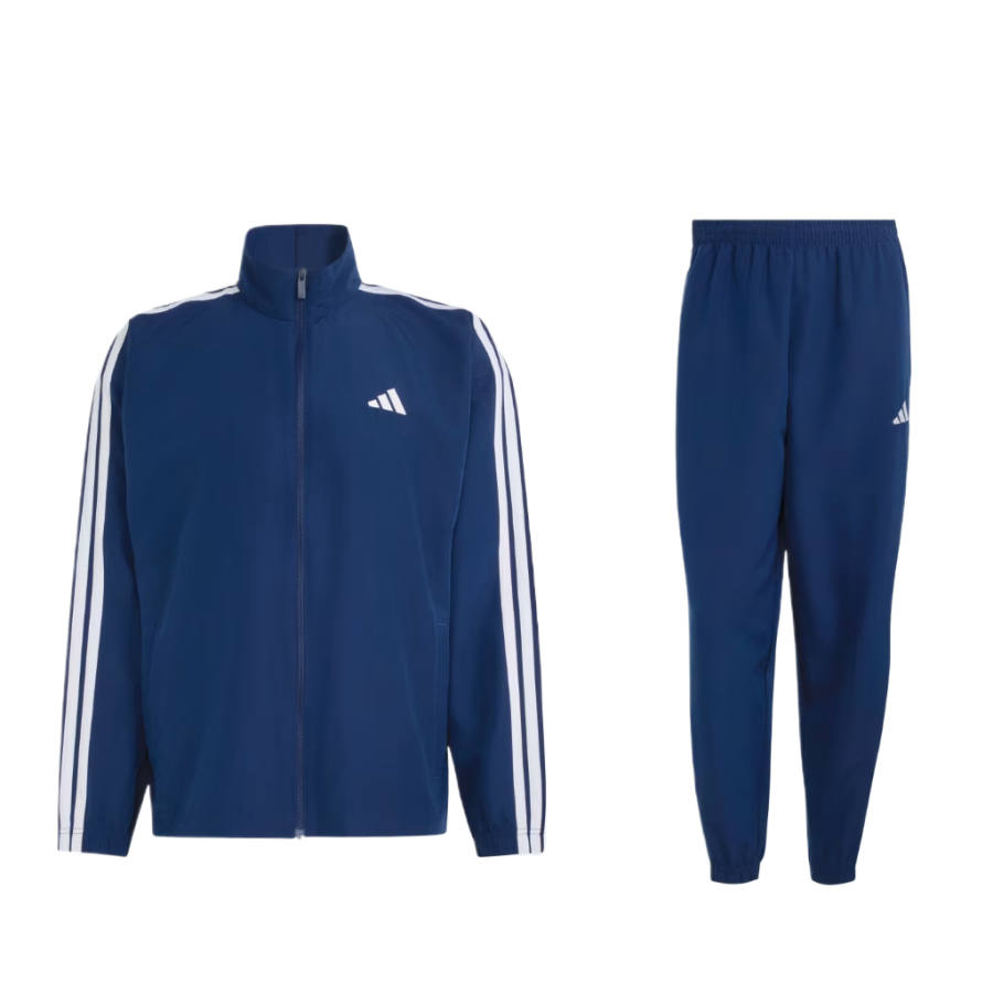 Adidas Adidas Sportswear Casual Sportswear Men's Navy Blue 2 / White Stand Collar Moderate