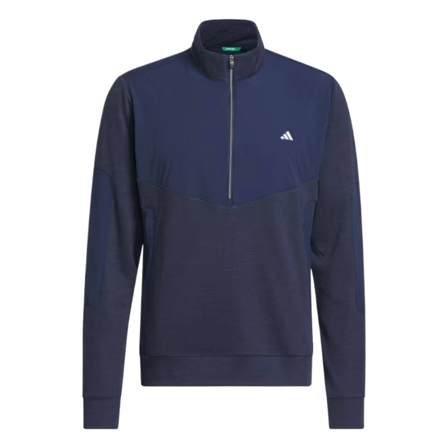 Adidas Adidas Ultimate365 Golf Clothing Men's Collegiate Marine Blue Crew Neck