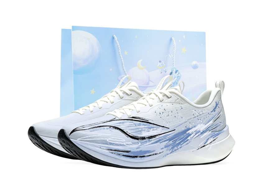 Li-Ning Li Ning Red Hare 9 PRO Running Shoes Men's Low Top White/Blue