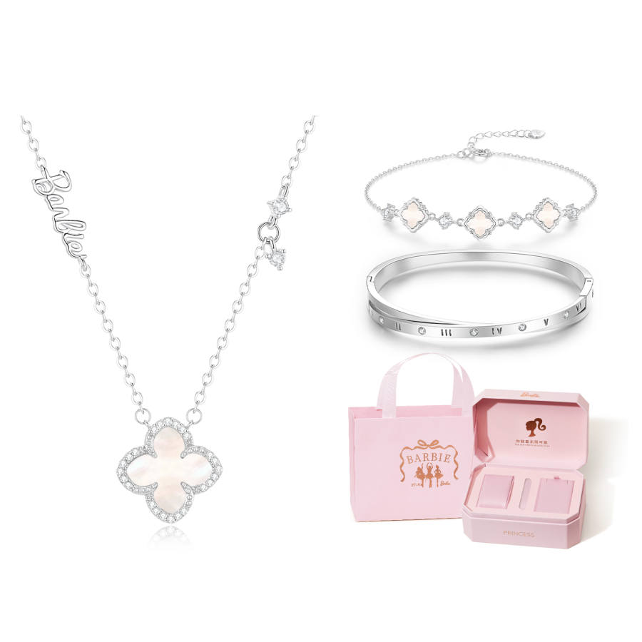 Barbie Crystal Necklaces Women's