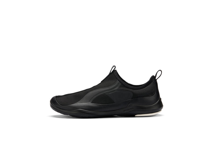 Ecco Ecco Casual Shoes Women's Low Top Black And White Splicing