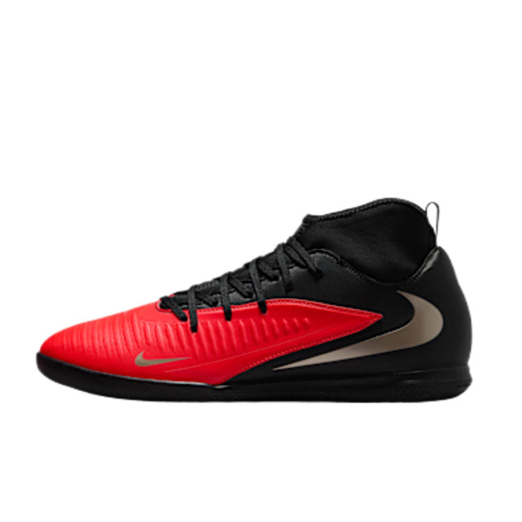 Nike Nike Phantom 6 Soccer Shoes Unisex High Top Black, Fuzzy Silver