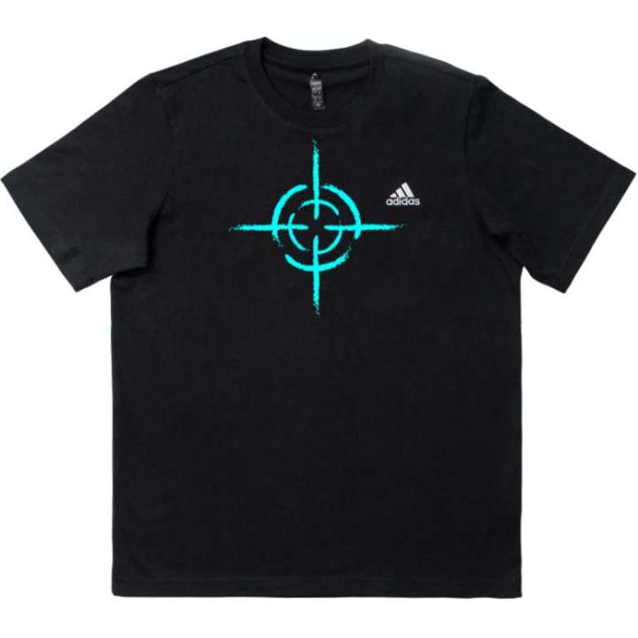 Adidas Adidas MUST HAVES T Shirts Men's Black Crew Neck Moderate