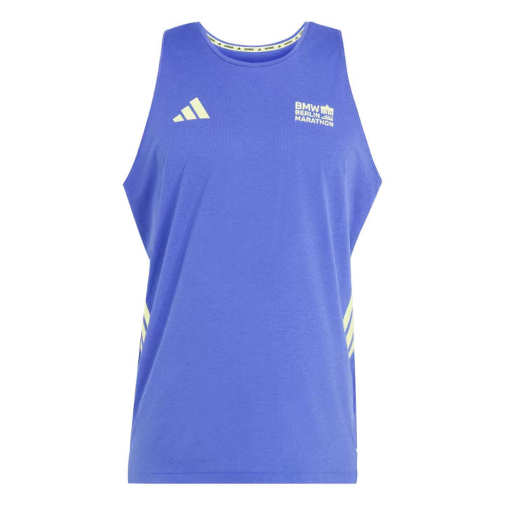Adidas Adidas Running Tank Tops Men's Double Indigo Crew Neck