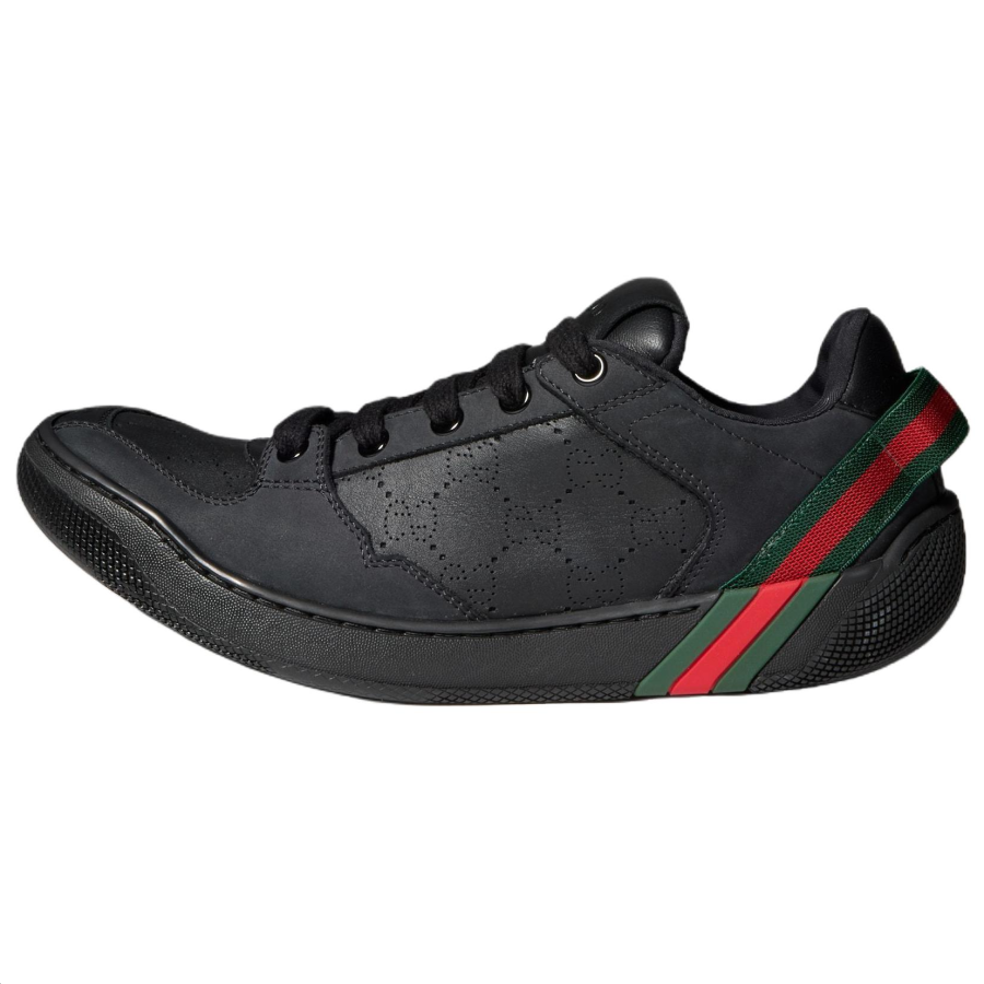 GUCCI Skateboard Shoes Women's Low Top Black