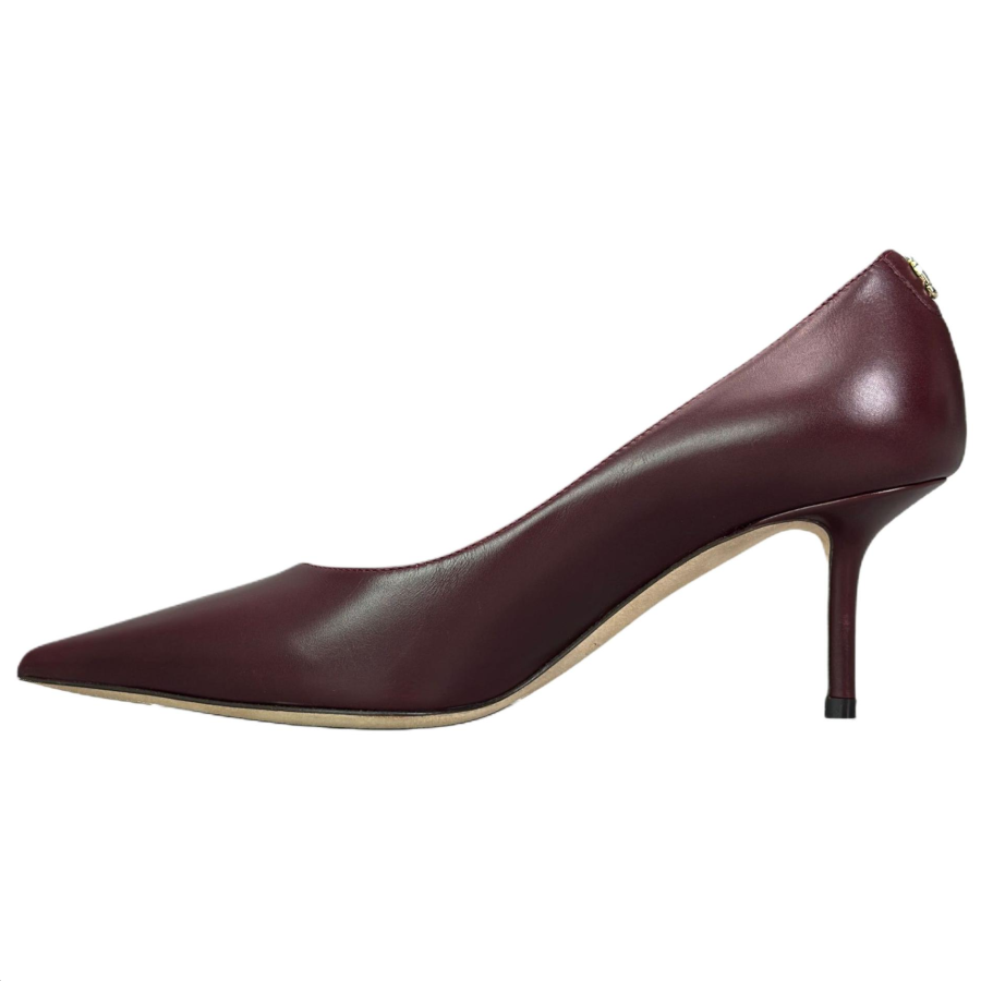 Jimmy Choo LOVE High Heels Women's Low Top Burgundy