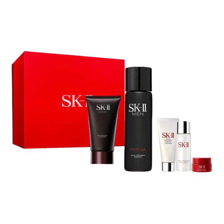 SK-II SK II Men's Miracle Water Serums Amino Acid Cleansing Milk Skincare Set Box
