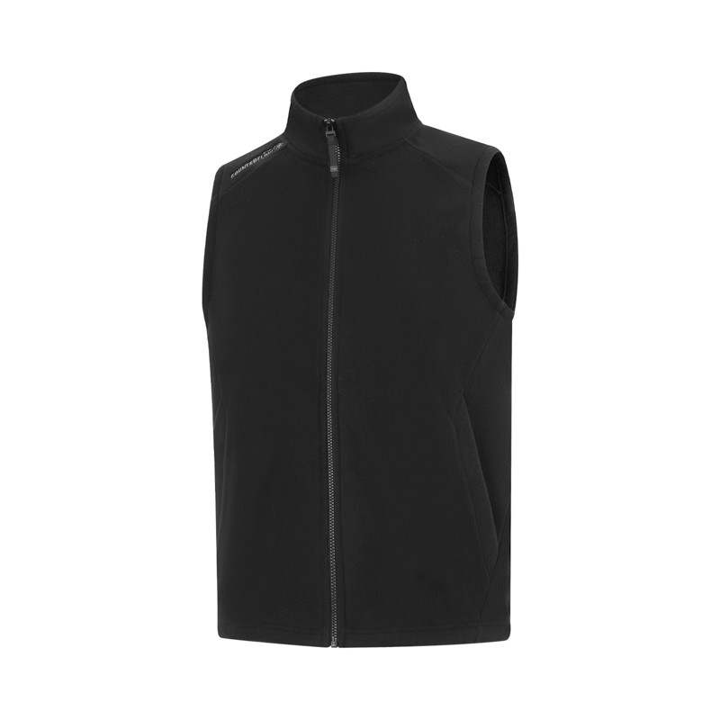 Li-Ning Li Ning Vests Men's Black Stand Collar Moderate Straight Fit