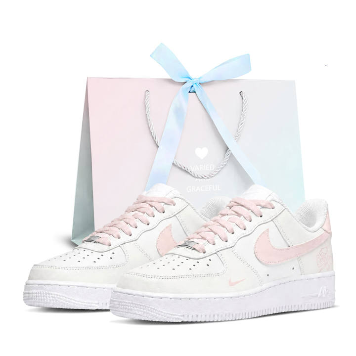 Nike Nike Air Force 1 Skateboard Shoes Women's Low Top Pink