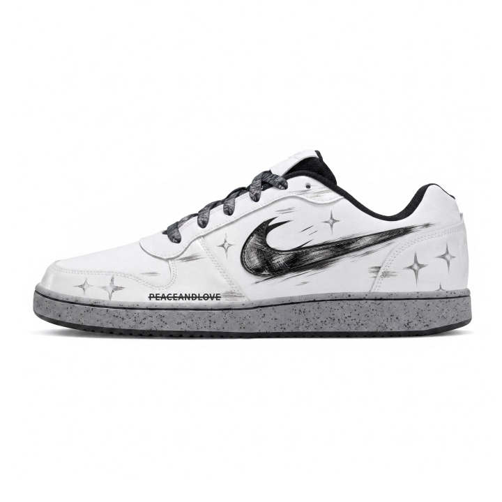 Nike Nike EBERNON Skateboard Shoes Unisex Low Top Gray/Black