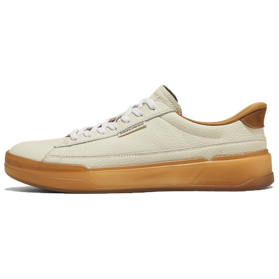 Skechers Skateboard Shoes Men's Low Top Ivory