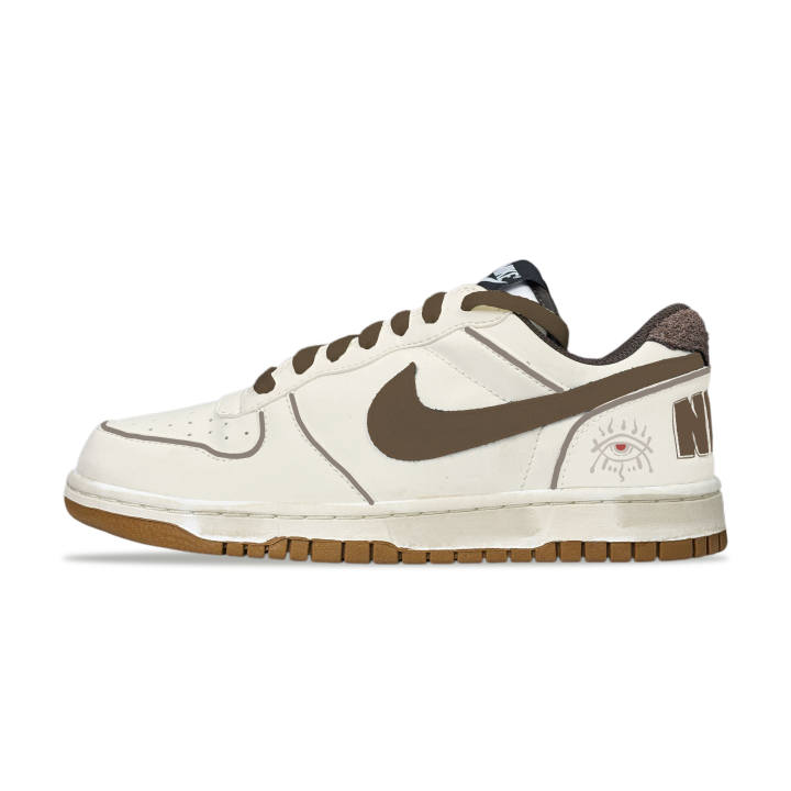Nike Nike Big Skateboard Shoes Men's Low Top Brown