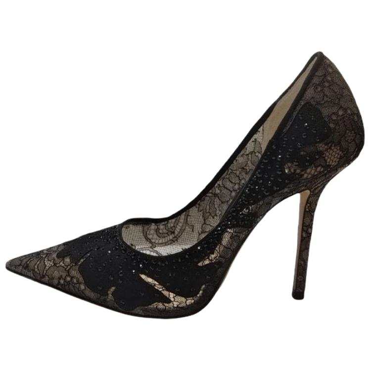 Jimmy Choo LOVE High Heels Women's Low Top Black
